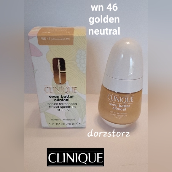 Clinique Other - CLINIQUE Even Better Clinical Serum Foundation *WN 46 GOLDEN NEUTRAL* /1 oz/NIB